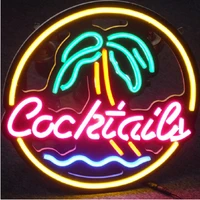 custom led neon sign light cocktails dreams flex neon handmade beer bar shop logo pub store club nightclub