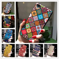 for huawei p smart plus case 3d flower emboss case for huawei p smart z psmart plus 2018 2019 y5 lite y7 y6 y9 relief back cover