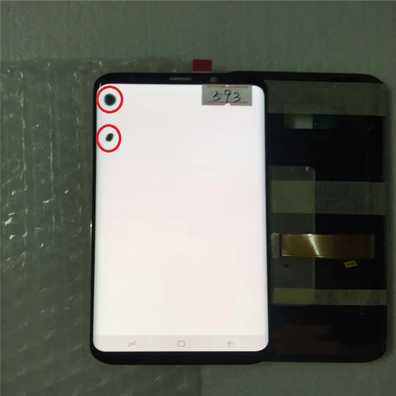 NO.593 AMOLED lcd для SAMSUNG Galaxy display S8+ Plus G955 G955F сенсорный экран дигитайзер - Цвет: NO.593
