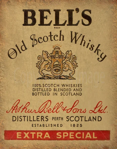 

BELLS OLD SCOTCH WHISKY Vintage Alcohol Metal Tin Sign Poster Wall Plaque