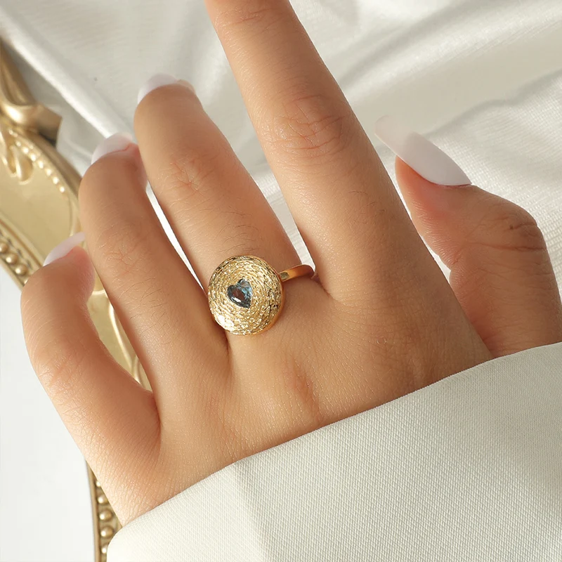 2021 модные красочные любовные кольца для женщин свадебные регулируемые открытые