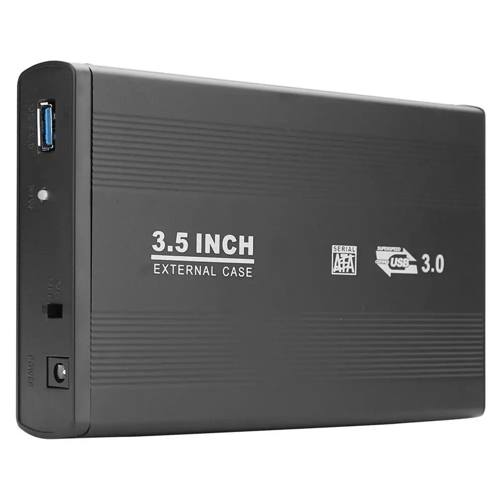 3 5 дюймов жесткого диска SATA HDD SSD корпус для внешнего USB3.0/USB2.0 Алюминий сплав