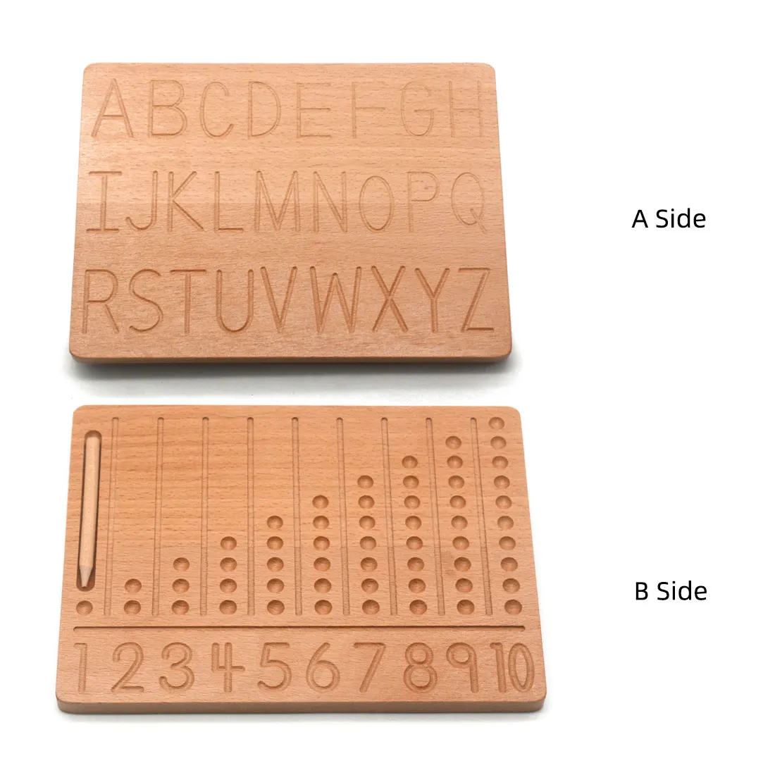 Материалы Монтессори математические бусины 1-10 цифр доска для рисования