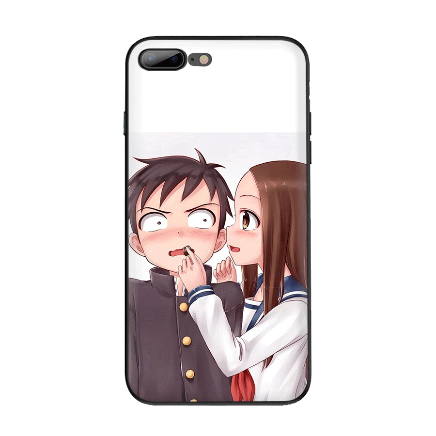 Чехол для мобильного телефона tpu для iPhone 11 Pro XR X XS Max iPhone 7 8 6 6s Plus 5 5S SE чехол Karakai Jozu no Takagi-san