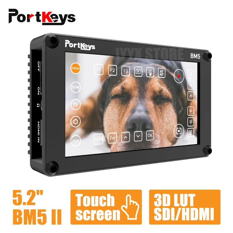 Portkeys BM5 II DSLR монитор камеры 2200nit 3G SDI HDMI супер яркий контроль сенсорный экран FHD на