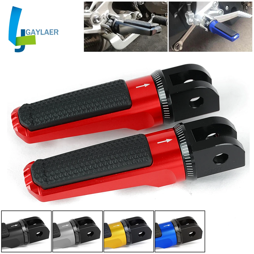 

Front CNC Footrests Foot Pegs Foot Rest for Triumph Daytona 675 2009-2017 675R Bonneville T100 120 Speed Triple/R Twin