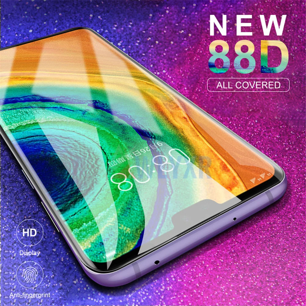 Закаленное стекло с полным покрытием для Huawei P30 P20 P Smart Z Plus защитная пленка экрана