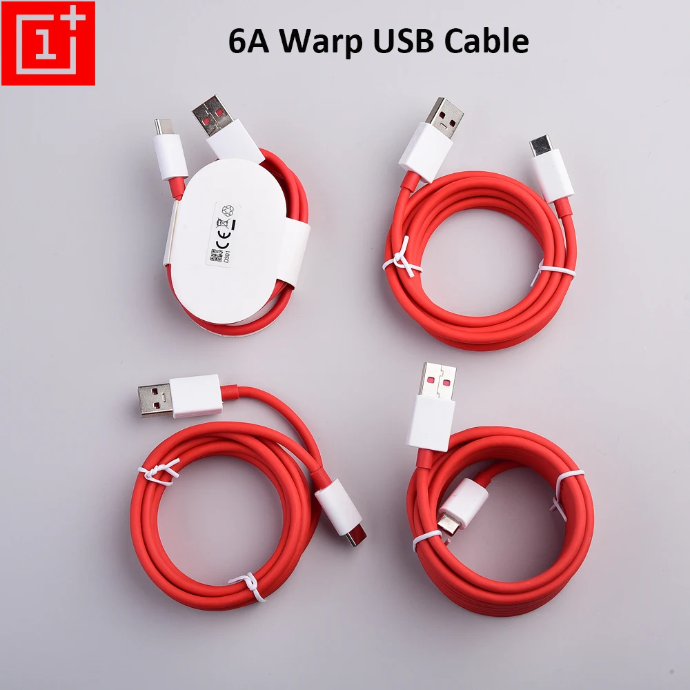 1/1. Зарядное устройство 5/2/3 м One plus 6A Warp USB кабель для быстрой зарядки и передачи