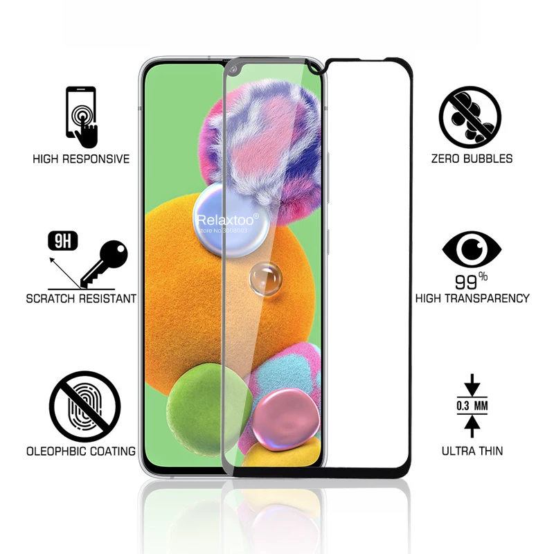 2-в-1 90 Стекло Камера объектив Защитная для samsung Galaxy A90 5G 2019 SM-A908F/DS SM-A908B 6 7