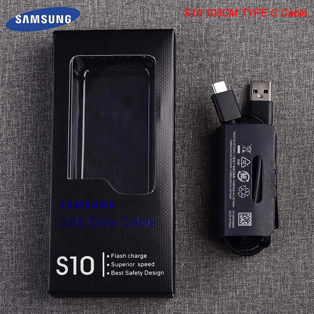 Кабель Samsung S10 USB 3 0 TYPE C AFC кабель для быстрой зарядки и передачи данных Galaxy S8 S9 Plus Note
