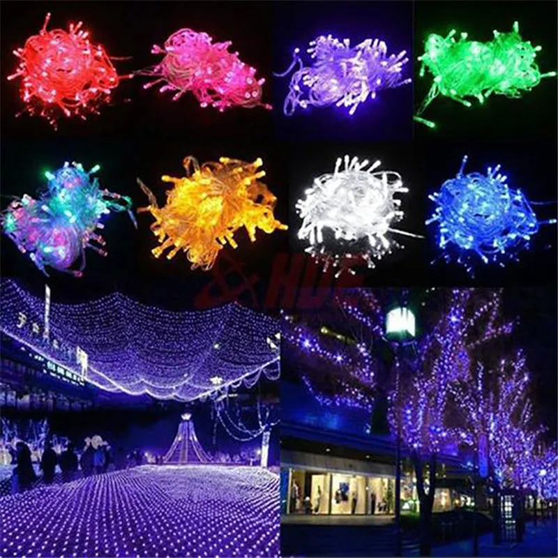 Net Mesh Fairy String Light 3m x 2m 200 LEDs Christmas Wedding Party with 8 Function Controller | Лампы и освещение