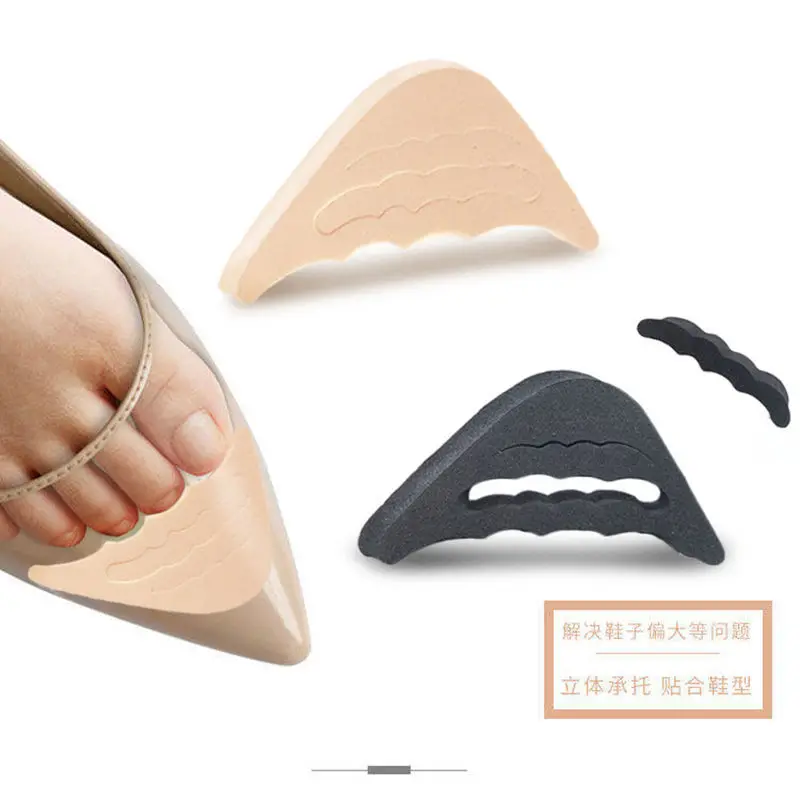 

Women High HeelsToe Plugs Forefoot Pads Insoles Shoes Inserts Cushion Non-slip Thick Palms Anti-wear Footpads Pain Relief Pad