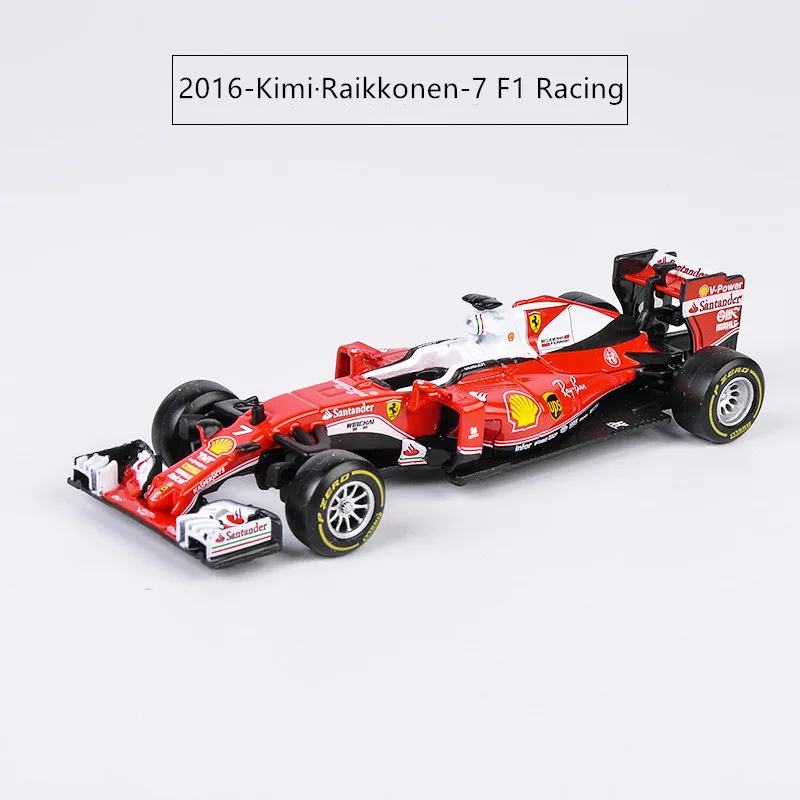 Bburago 1:43 Ferrari F1 12 стиль имитация сплава супер игрушка модель автомобиля для с рулевым колесом управления переднего колеса рулевого управления - Цвет: 2016-Ferrari-7
