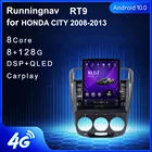 Runningnav для HONDA CITY 2008 2009 2010 2011 2012 2013 Tesla Type Android автомобильное радио мультимедийный видеоплеер навигация GPS