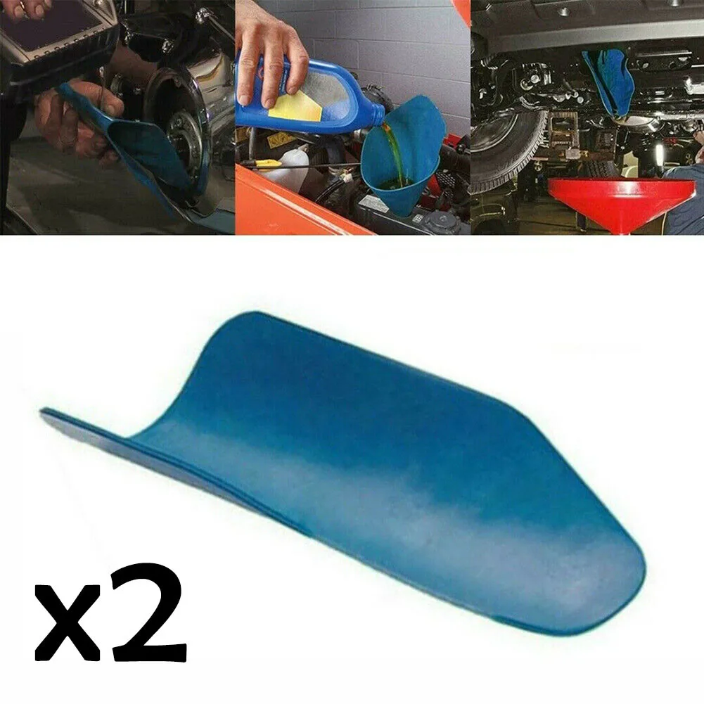 

Oil Funnel Refueling Transmission 2pcs Drainage Easy To Clean Flexible