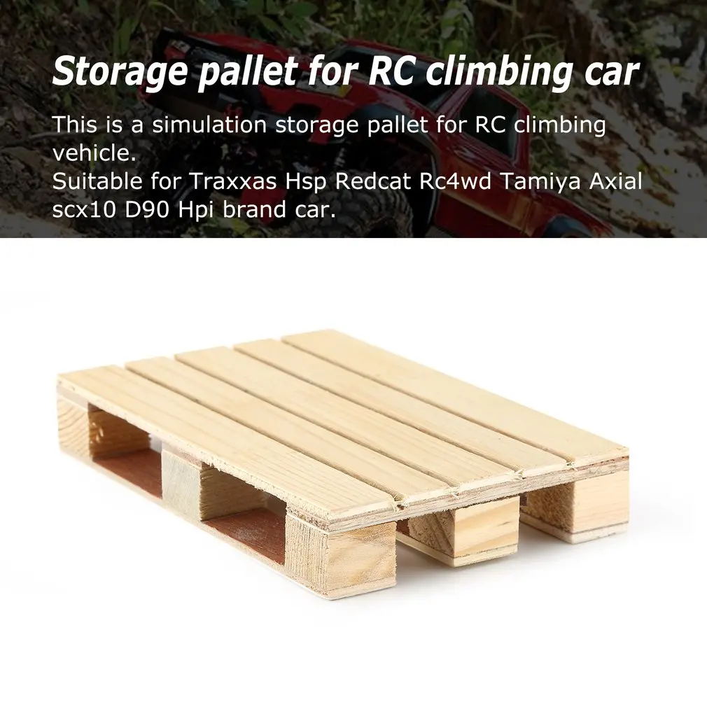 Simulation Storage Pallet For Rc Climbing Car Modified Accessories Wood Material 1/10 Crawler | Игрушки и хобби