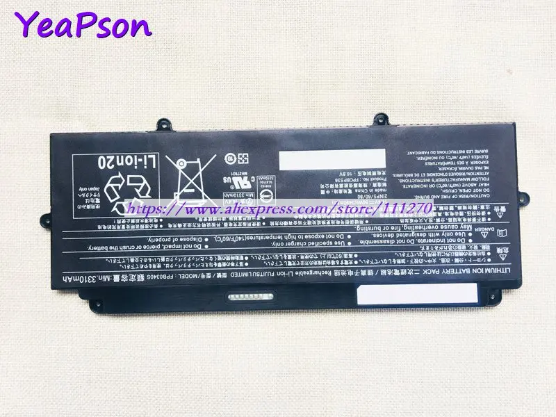 Подлинный аккумулятор Yeapson FPCBP536 FPB0340S для ноутбука Fujitsu Lifebook E548 U937 U938 U939X 14 4 В 50 Вт/ч