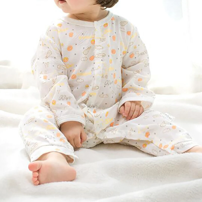 Женский комбинезон для сна Детская Пижама спальный мешок малышей хлопковые
