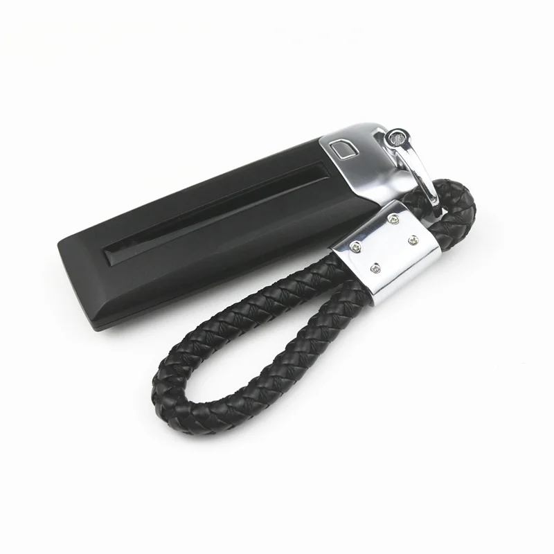 Автомобильный Стайлинг 3D Металл + кожа эмблема автомобильный брелок держатель