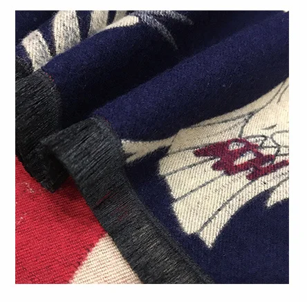 Женский длинный кашемировый шарф SELLWORLD зимний шерстяной в японском стиле кимоно