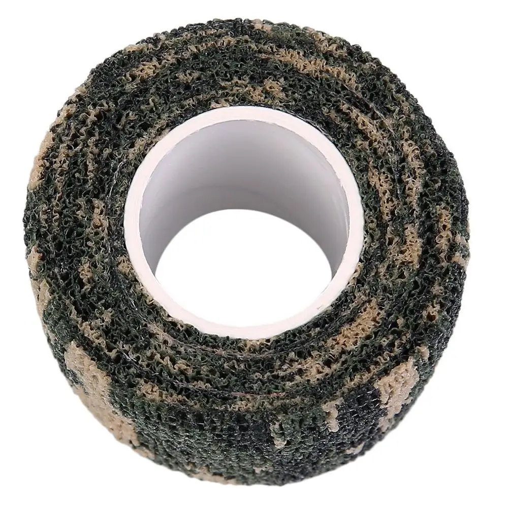 

Elastic Camouflage Waterproof Outdoor Hunt Camping Stealth Camo Wrap Tape Military Airsoft Paintball Stretch Bandage