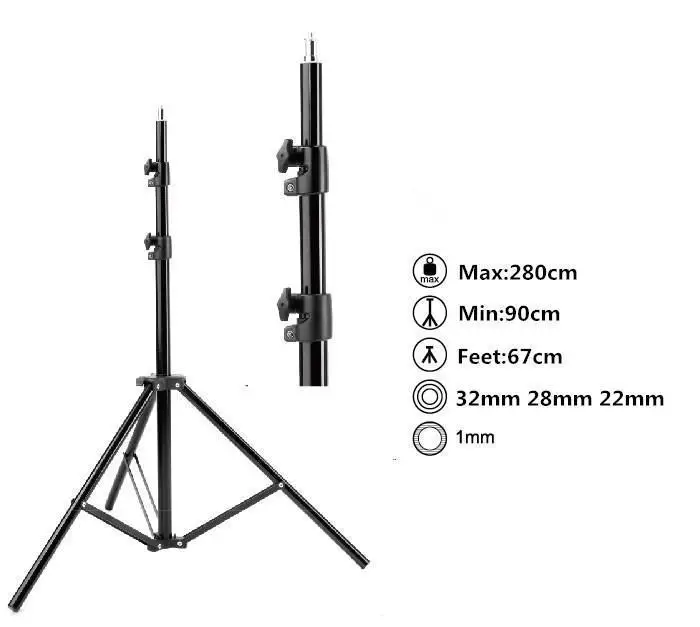 

Yidoblo LED Lamp Kit D-1080 80W 7000 Lumen video light Studio Day-light Photography continue lighting