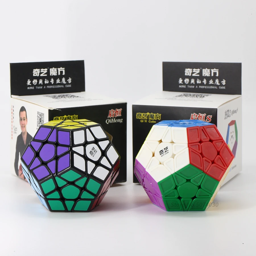 Qiyi QiHeng S магический куб Megaminxed Speed Cubes12 боковая головоломка для начинающих Cubo Magico