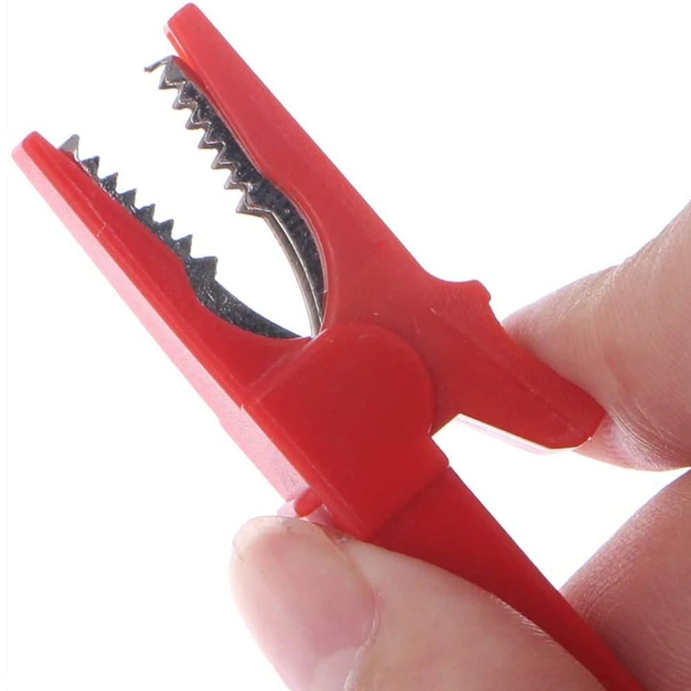 5 шт. тестовый зажим для батареи 55 мм HV типа крокодил банановой вилки 4 мультиметр