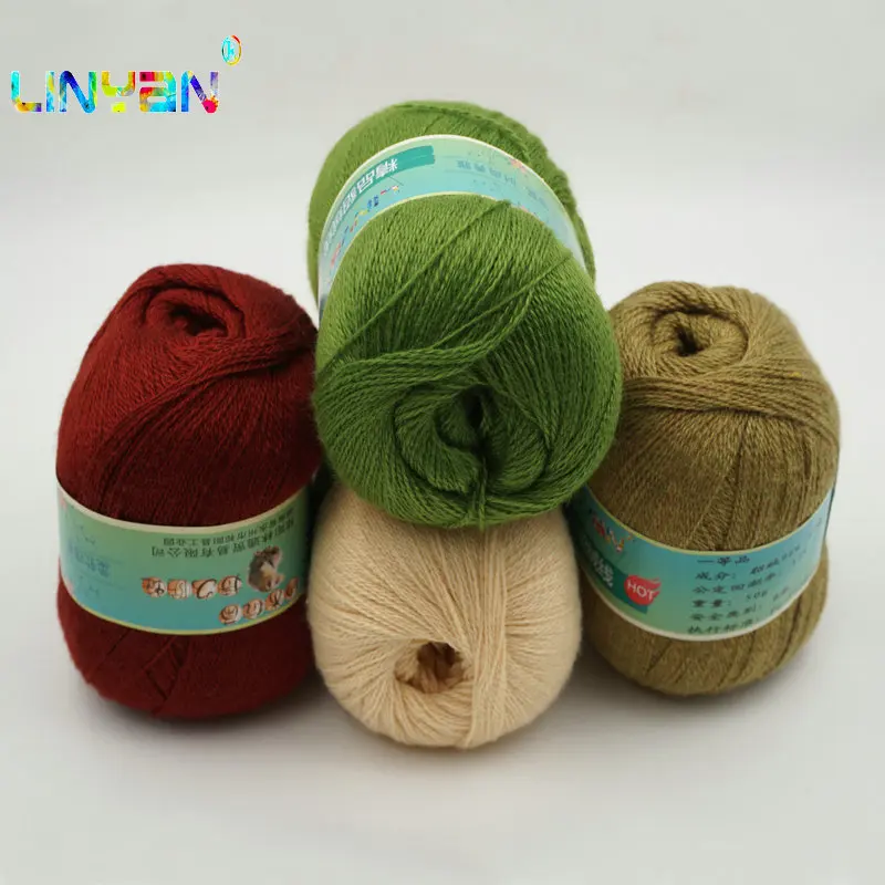 Пряжа для вязания кашемира 4 шт. * 50 г оптовая продажа! 24/2 Детская шерстяная ручная