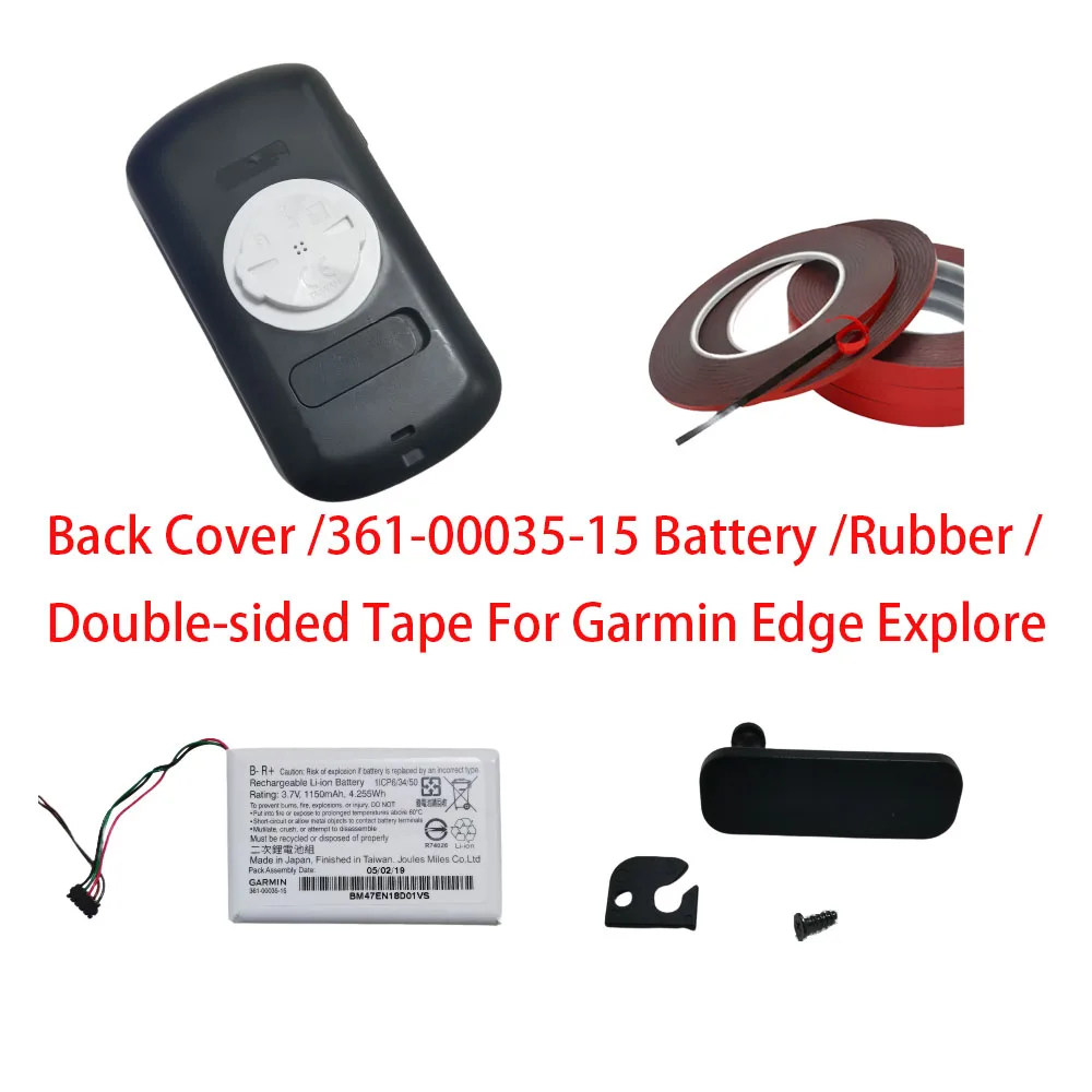 para Garmin Edge Traseira com Bateria Tampa de Borracha Explorar Capa Bateria Usb Impermeável Substituir – 361-00035-15