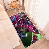3d cartoon squid game 40x120cm entrance doormat bedroom living room floor mat rug home anti slip kitchen carpet anime bath mat