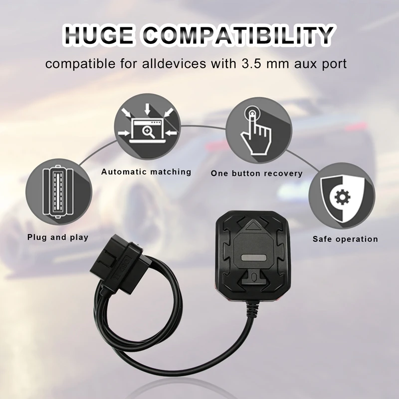 

OBD2 Gearbox Optimized Computer Improve Fuel Horsepower Efficiency Plug and Play Lossless Installation