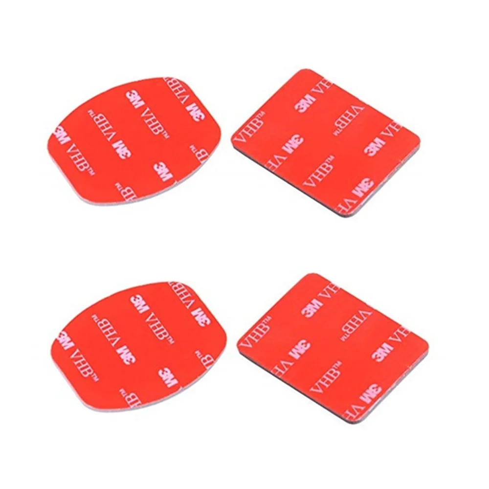 Аксессуары для Gopro плоский изогнутый Монтажный набор наклеек 3M клей Go pro Hero 8 7 6 5 4 3