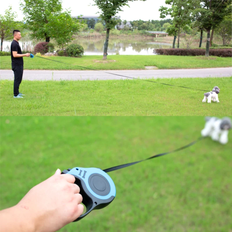

3/5m Durable Pet Leash Automatic Retractable Nylon Cat Lead Extension Puppy Walking Running Lead Roulette For Dogs Cats