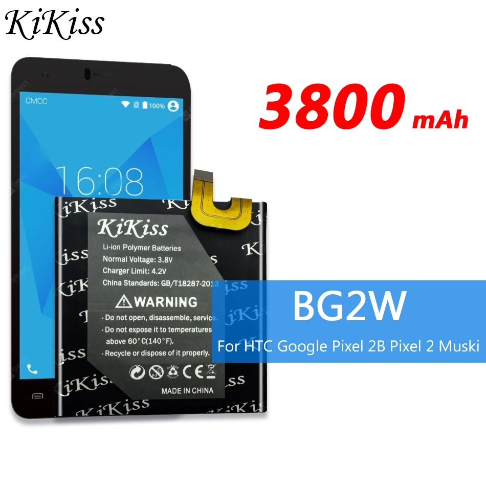 Аккумулятор BG2W большой мощности 3800 мАч для HTC Google Pixel 2B 2 Muski набор инструментов код