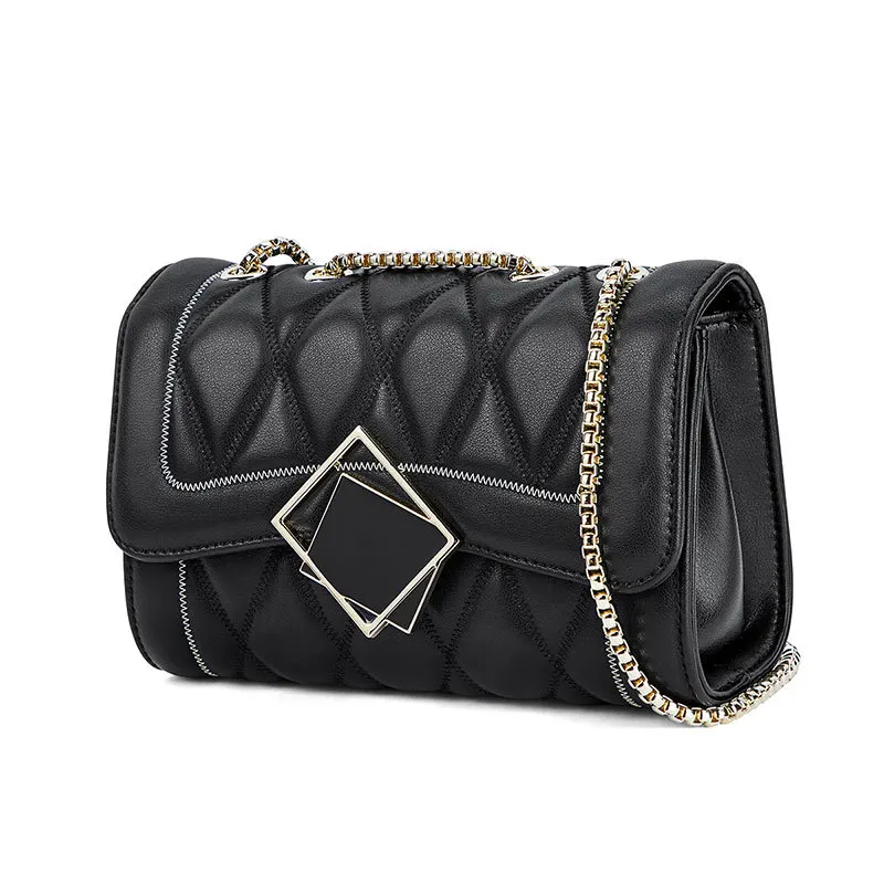 

Bags 2021 new trendy fashion rhombic chain bag net red vibrato blast single shoulder messenger bag