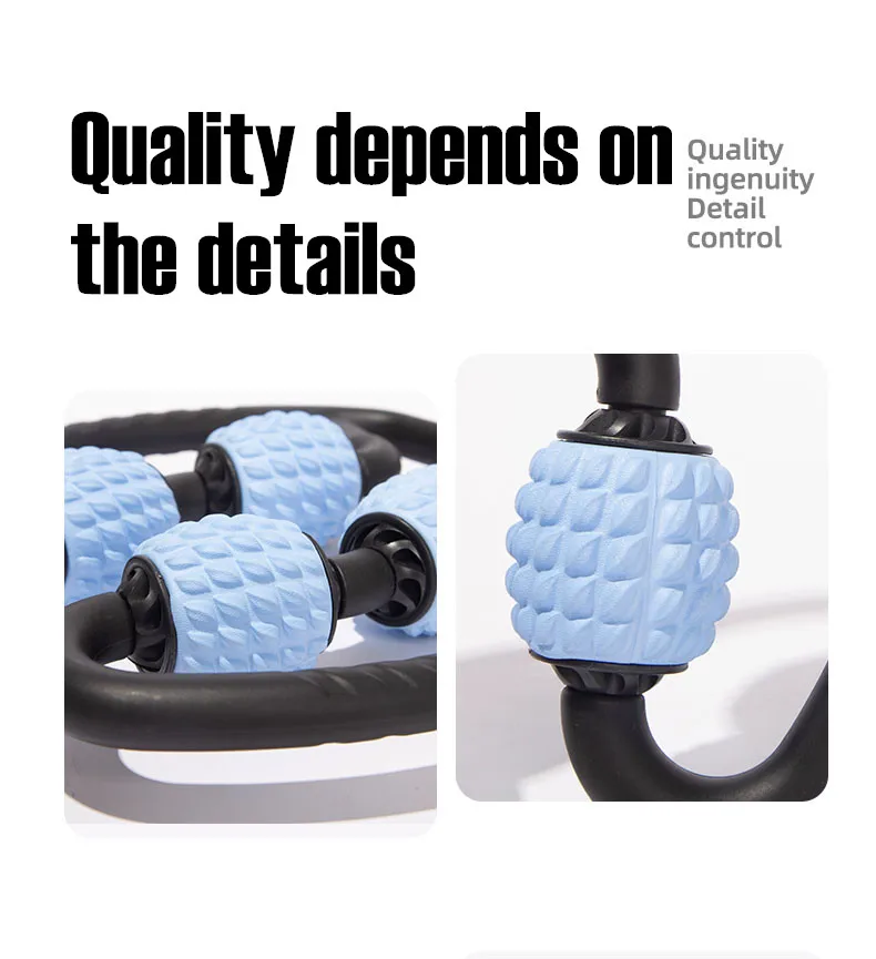 Yoga Massage balls Dual Side Neck Leg Arm Muscle Relaxer Massage Roller Gym Massage Stick Sports Pilates Yoga Fitness Equipment