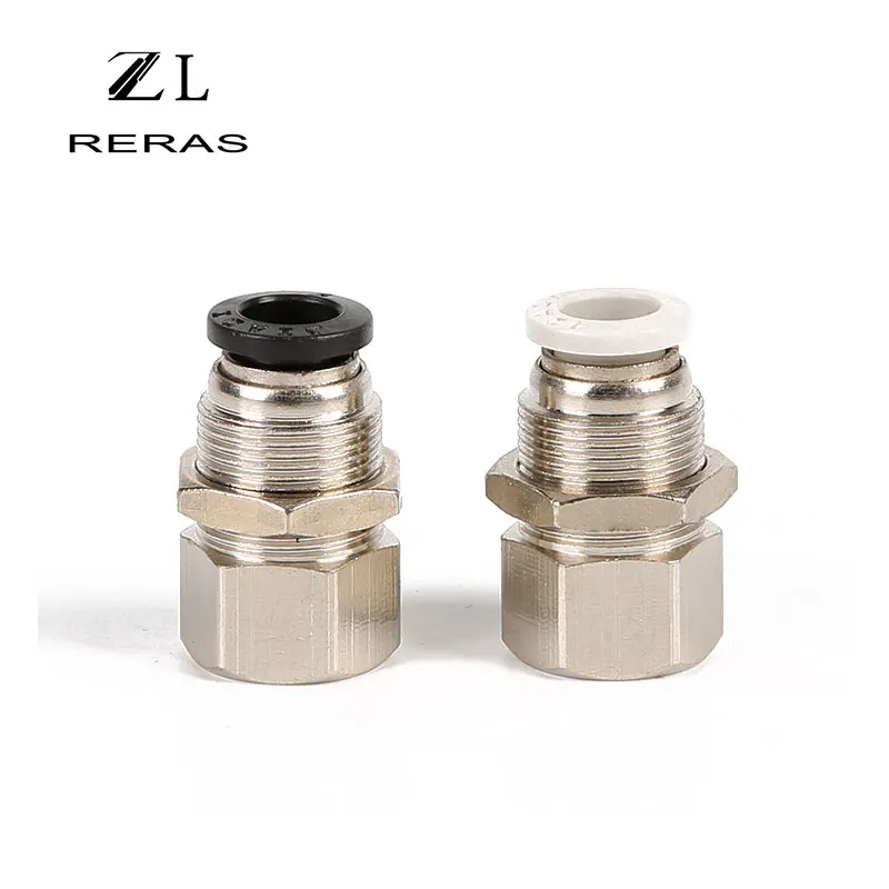 Черный PMF пневматическая внутренняя резьба Штепсель быстрого подключения