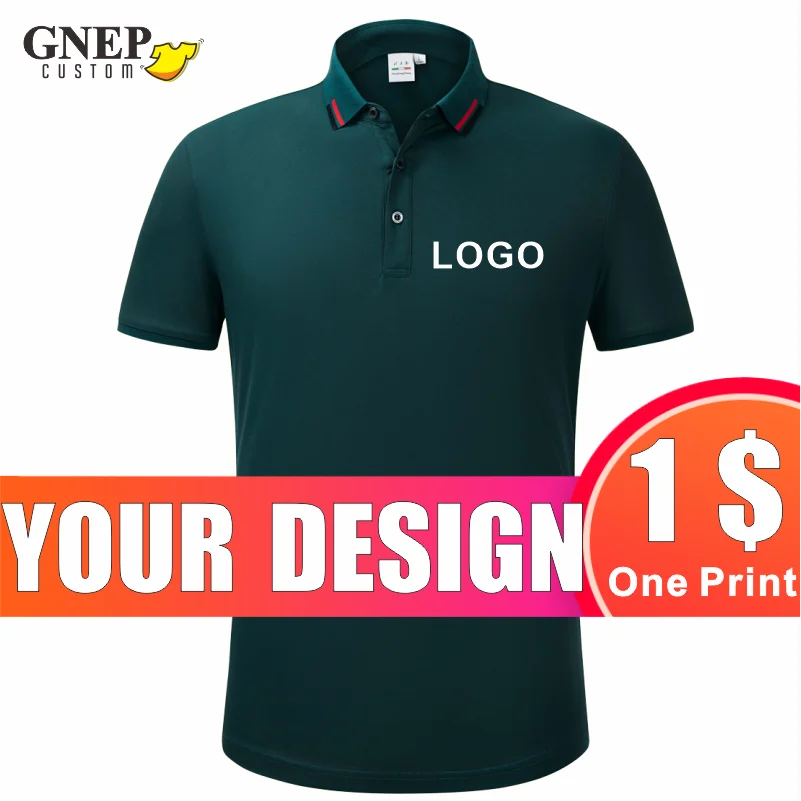 

Summer Brand Design Polo Shirt Fashion High-End Shirt Casual Business Polo Office Slim Polo Daily Breathable Tops Custom Logo