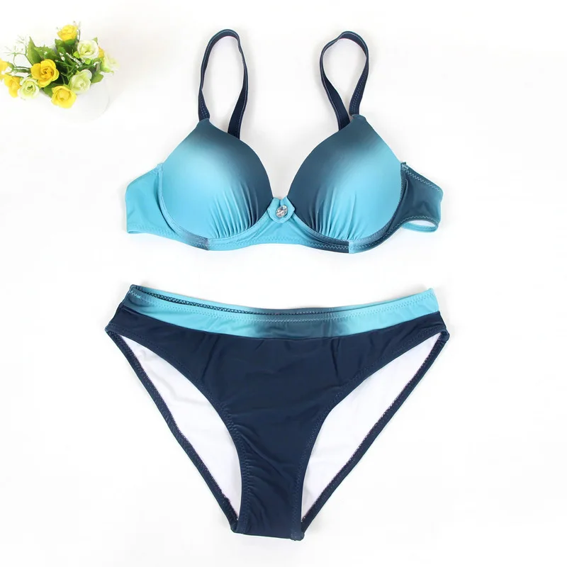 

Push Up Swimwear 2020 Biquini Female Swimsuit Brazilian Bathing Suit Summer Bathers Beach Print Women Bikini Set