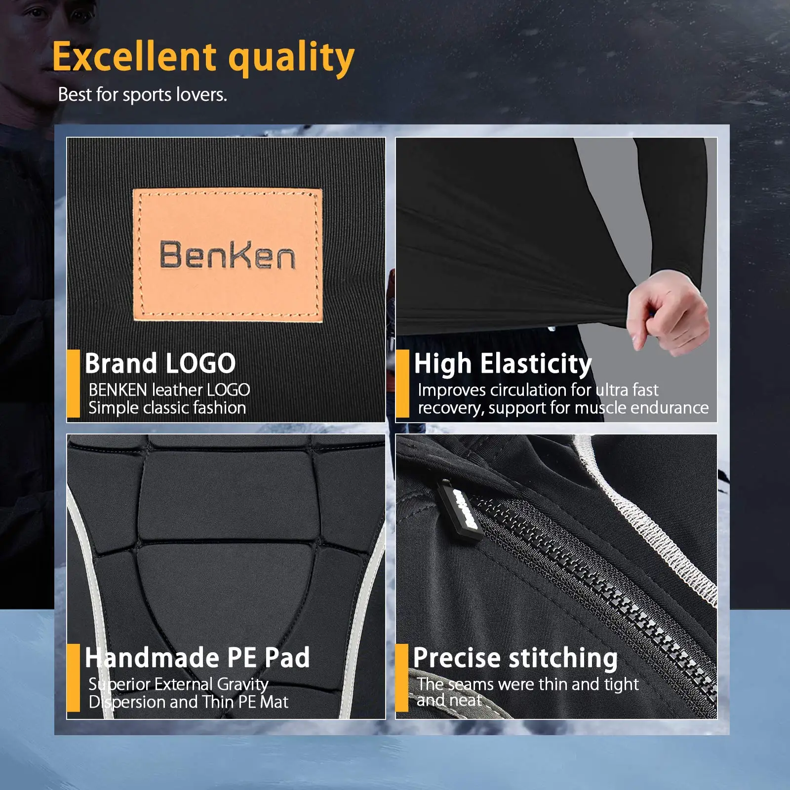 Защита для груди плеч локтей мотоцикла BenKen защита скейтборда сноуборда | Спорт и