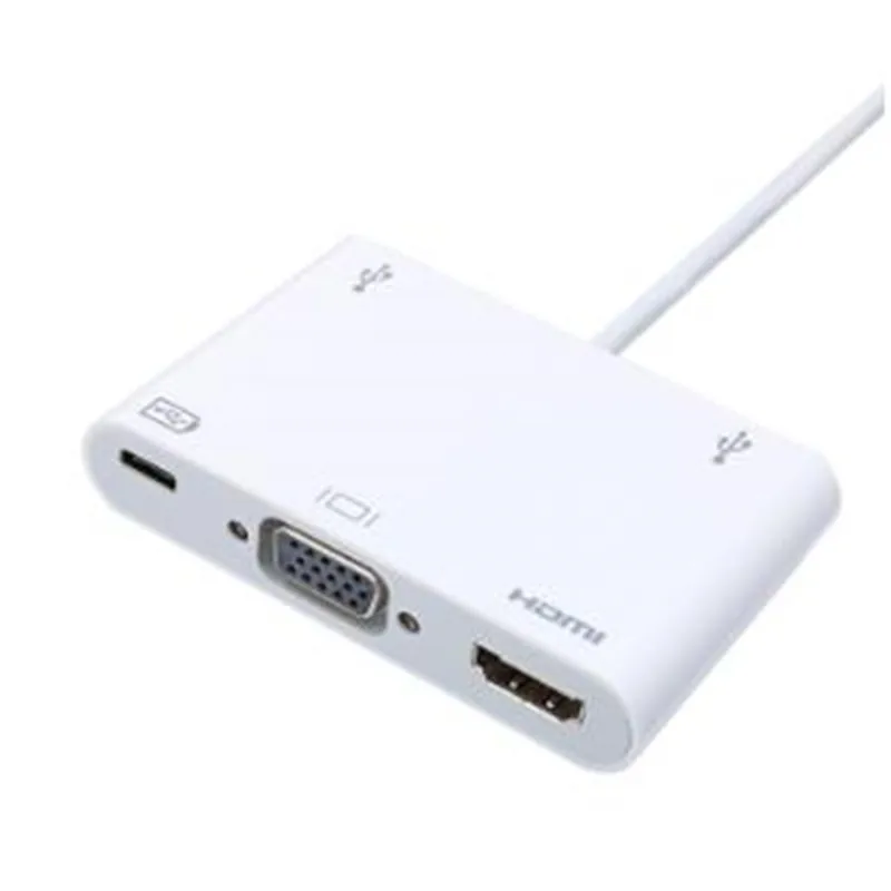 USB-C USB 3.1 Type C к HDMI Digital AV VGA OTG и Female Адаптер зарядного устройства для нового Mac book Pro |