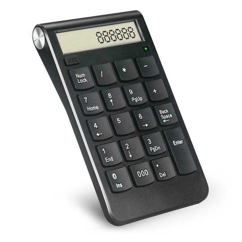 

2 in 1 2.4G Wireless Numeric Keypad with LCD Sn Calculator for Laptop PC Computer for Finance / Accounting / Finance