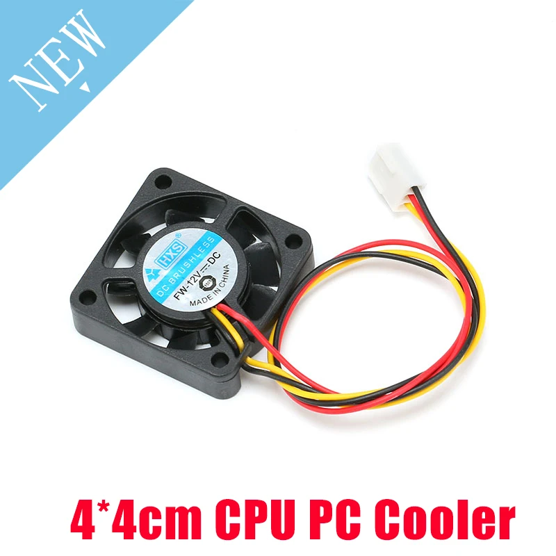 

Cooling Fan DC 12V 4*4cm CPU PC Cooler Computer Radiator Heat Sink Heatsink 4x4cm USB Blower Turbo Brushless