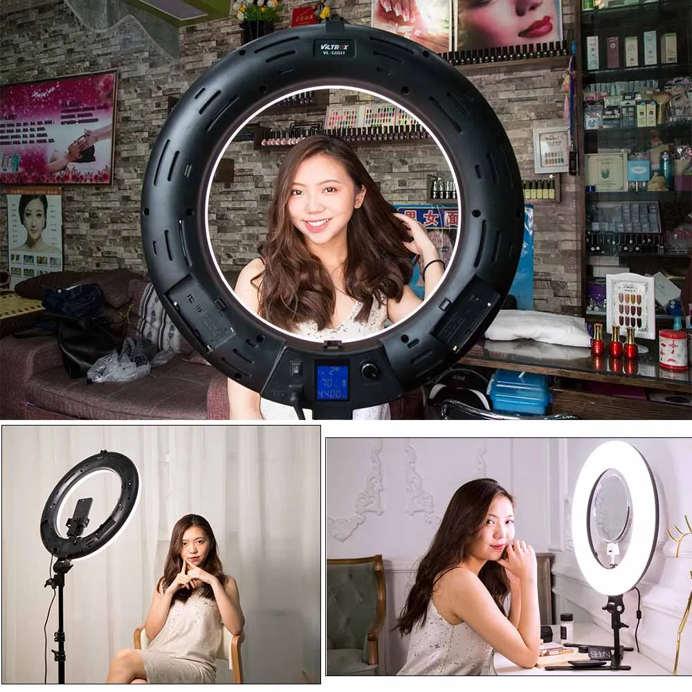 Viltrox VL-600T Professional Bi-Color LED Ring Video Light Fill remote Bi-color for photo shooting Studio YouTube | Электроника
