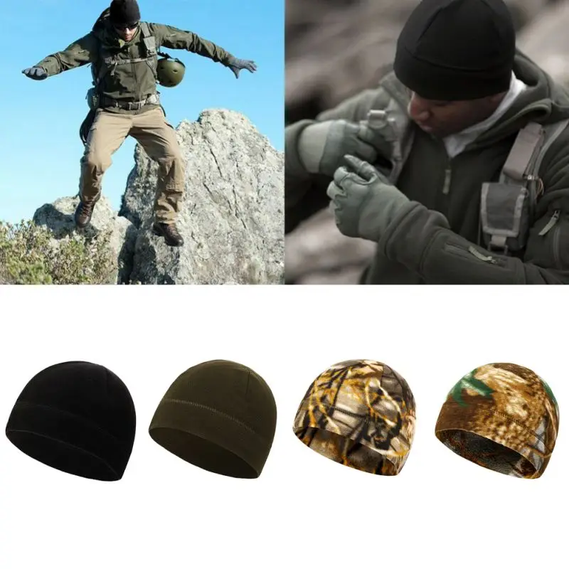 Новая мужская уличная зимняя теплая флисовая шапка бархатная утолщенная Кепка с