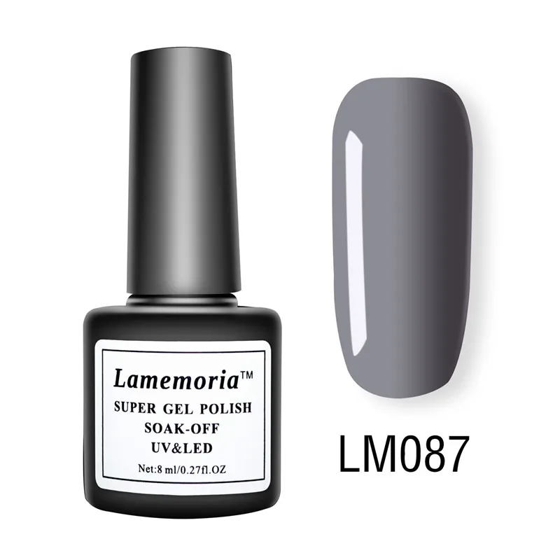 LM-87 Lamemoria лак для ногтей гель Vernis Перманентный стойкий УФ 36 цветов гель для маникюра праймер верхнее покрытие блеск для ногтей - Цвет: LM-87