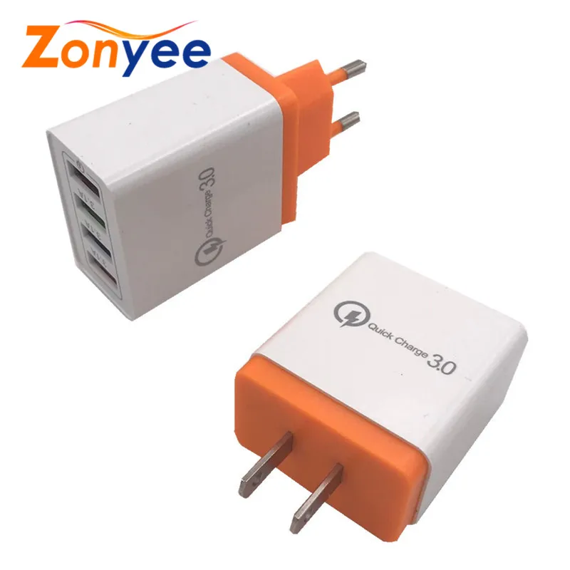 4 Порты и разъёмы USB Wall Зарядное устройство для нас штепсельная вилка