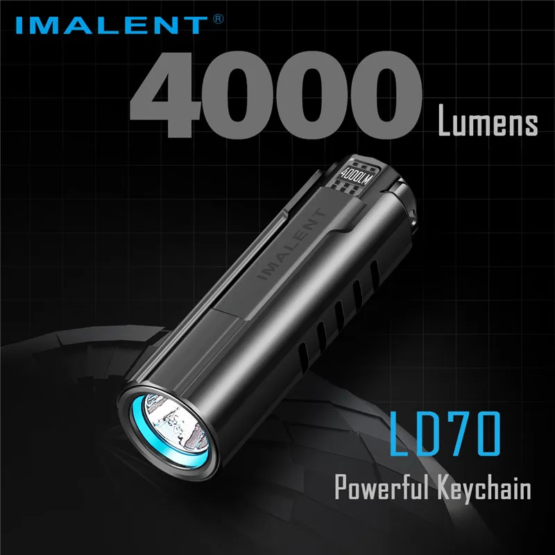 IMALENT LD70 Powerful Flashlight Outdoor LED Rechargeable 4000 Lumens Lantern Handlight Waterproof Portable Tourch Lamp Light | Лампы и