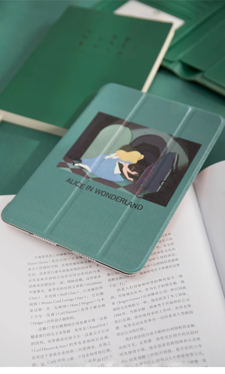 Мультфильм Алиса откидная крышка чехол для iPad Pro 9,7 air 10,5 11 12,9 10,2 Мини-Платье на возраст 2, 3, 4, 5, планшет чехол для нового iPad 9,7